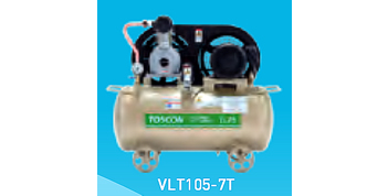 東芝コンプレッサー  タンクマウント型（無給油式）圧力開閉器式  VLT105-7T