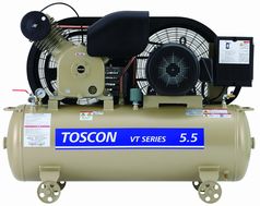 東芝コンプレッサー  タンクマウント型（給油式）圧力開閉器式  VT106-55T