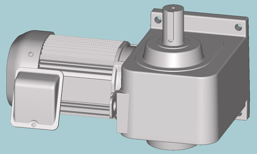 三菱ギヤードモータ  GM-SHY/GM-SHYPシリーズ（屋内仕様 脚取付） GM-SHYP-RL_2.2kW_1/5